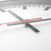Nextime Nextime NE-3998st Wall Clock Slide. 19 cm, aluminio cepillado, 'estación'