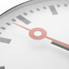 Nextime Nextime NE-3998st Wall Clock Slide. 19 cm, aluminio cepillado, 'estación'