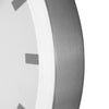 Nextime Nextime NE-3998st Wall Clock Slide. 19 cm, aluminio cepillado, 'estación'