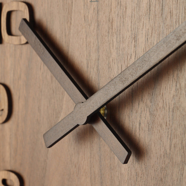 Nextime Nextime NE-3096BR Reloj del reloj de pared. 35 cm, madera, marrón, 'madera de madera medio'