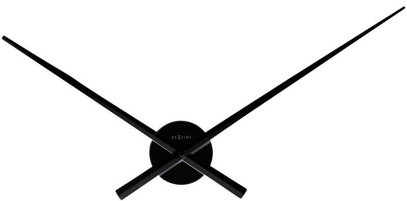 Nextime ne-3118zw wandklok dia. 70 cm, zwart, 'hands'