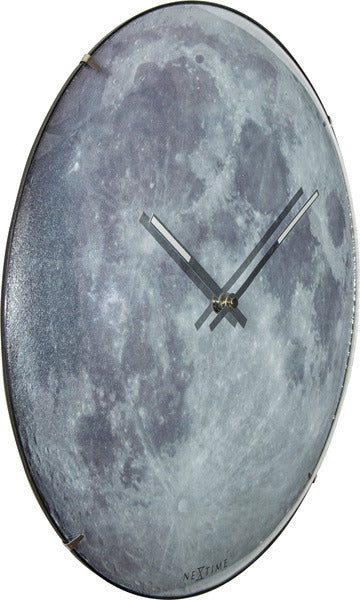 Nextime Nextime NE-3164 Slide de reloj de pared. 35 cm, vidrio de bulbo, 'Blue Dome'