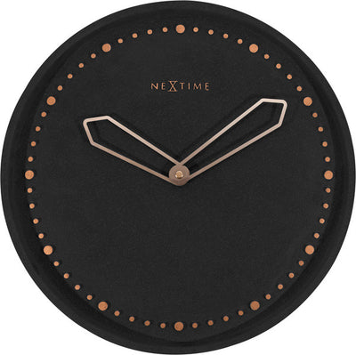 Nextime Nextime NE-3197 SWW Wall Clock Slide. 35 cm, poliresina, negro