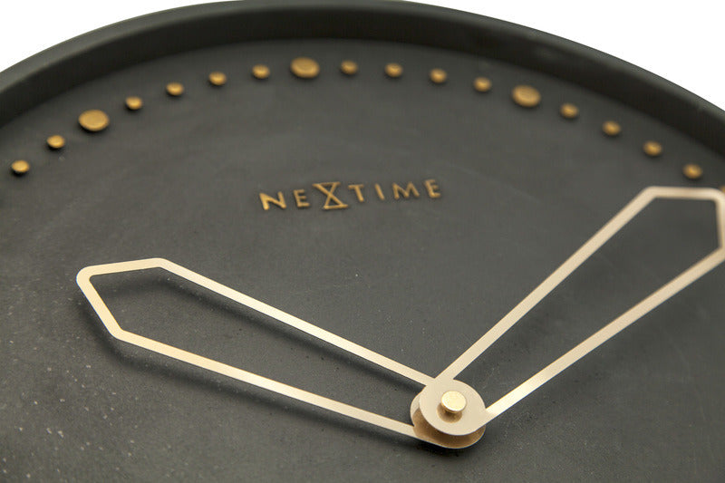 Nextime Nextime NE-3197 SWW Wall Clock Slide. 35 cm, poliresina, negro