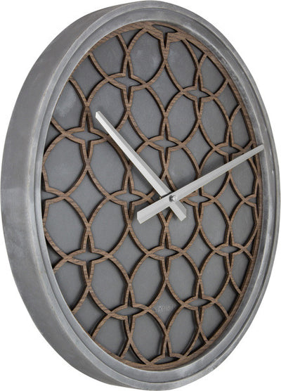 Nextime Nextime NE-3212BR Slimitali da parete. 39,5 cm, legno di polyresina, grigio
