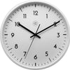 Nextime nx-7320 wandklok nxt diameter 30cm kunststof wit, witte wijzerplaat