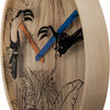 Nextime ne-3230 wandklok tropica ø40 hout