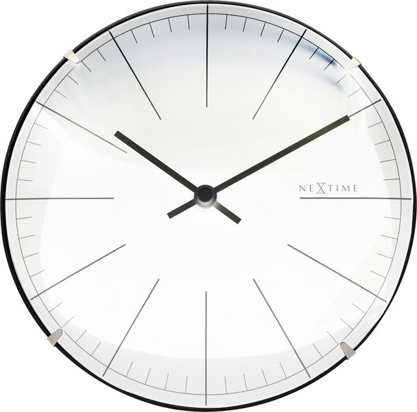 Nextime Nextime NE-3506WI Stripe orologio da parete Ø20 bianco