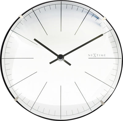 Nextime Nextime NE-3506WI Reloj de reloj de pared Ø20 Glass White