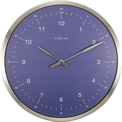 Nextime Nextime NE-3243BL Reloj de pared 60 minutos Ø33 Metal Azul