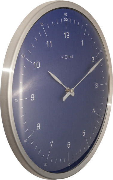 Nextime Nextime NE-3243BL Reloj de pared 60 minutos Ø33 Metal Azul