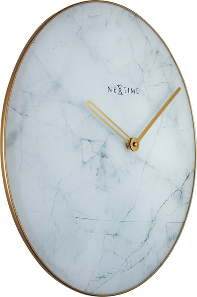 Nextime Nextime NE-8189WI MARBLE MARBOLA Ø 40 cm blanco