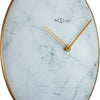 Nextime ne-8189wi wandklok marble ø 40 cm wit