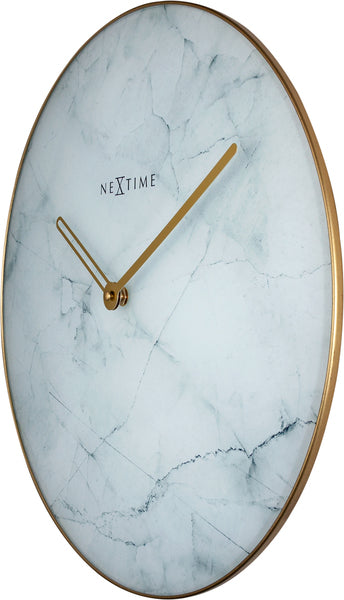 Nextime Nextime NE-8189WI MARBLE MARBOLA Ø 40 cm blanco