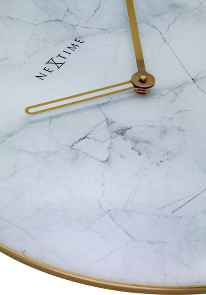 Nextime Nextime NE-8189WI MARBLE MARBOLA Ø 40 cm blanco