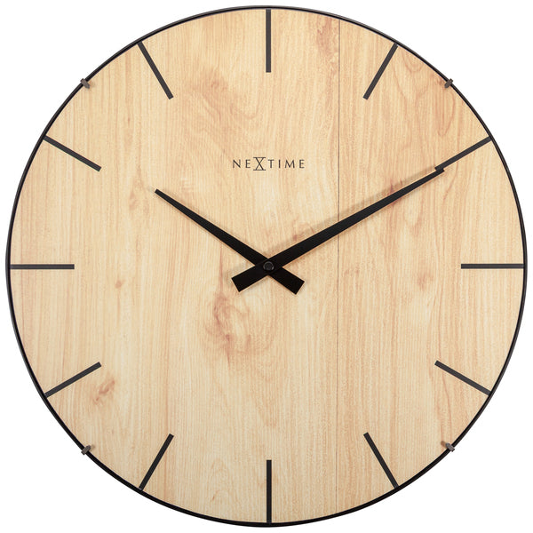 Nextime Nextime NE-3249 Reloj de pared Bordeo DOME DOME 35 cm de plástico marrón