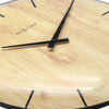 Nextime Nextime NE-3249 Orologio da parete bordo-bordo-bordo a cupola Dia 35 cm in plastica marrone chiaro
