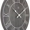 Nextime nx-7345zw wandklok nxt paul dia 40cm hout bruin