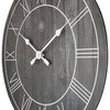 Nextime nx-7345zw wandklok nxt paul dia 40cm hout bruin