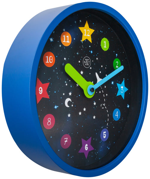 Nextime Nextime NX-7356 Orologio da parete NXT Apollo Dia 30 cm Blu in plastica