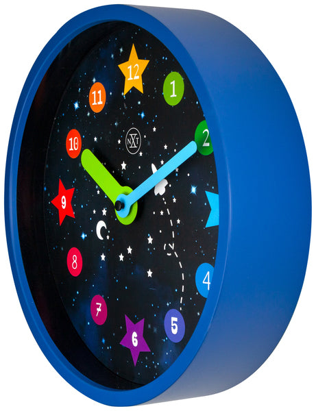 Nextime Nextime NX-7356 Orologio da parete NXT Apollo Dia 30 cm Blu in plastica