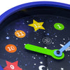 Nextime Nextime NX-7356 Reloj de pared NXT APOLLO DIA 30cm de plástico azul
