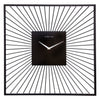 STIPTIME Wall Clock Square 45x45x15 CM Black Metal