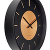 NeXtime NeXtime NE-3535CO Wandklok Retro II 25cm Zwart koper Metaal