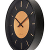 NeXtime NeXtime NE-3535CO Wandklok Retro II 25cm Zwart koper Metaal