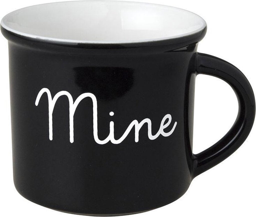 Dutch Rose Dutch Rose Black White Cup Mine Black