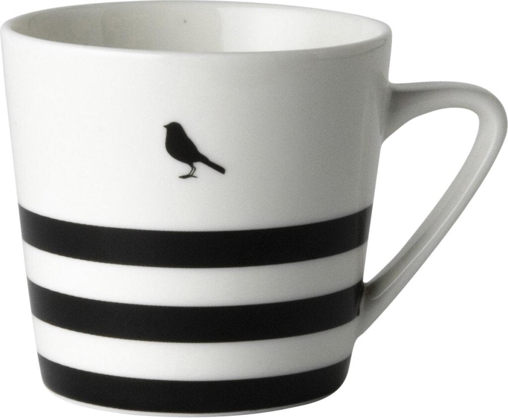 Rose olandese rosa olandese a soppalco in bianco e nero tazza di caffè grafica 20 cl