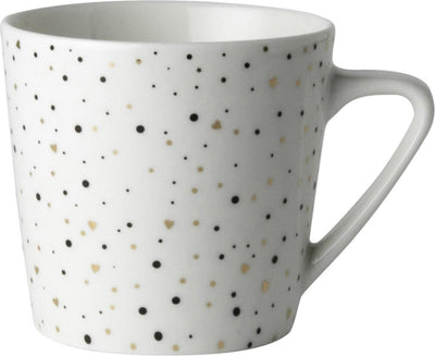 Rosa olandese rosa olandese a soppalco in bianco e nero tazza di caffè bianco con glitter 20cl