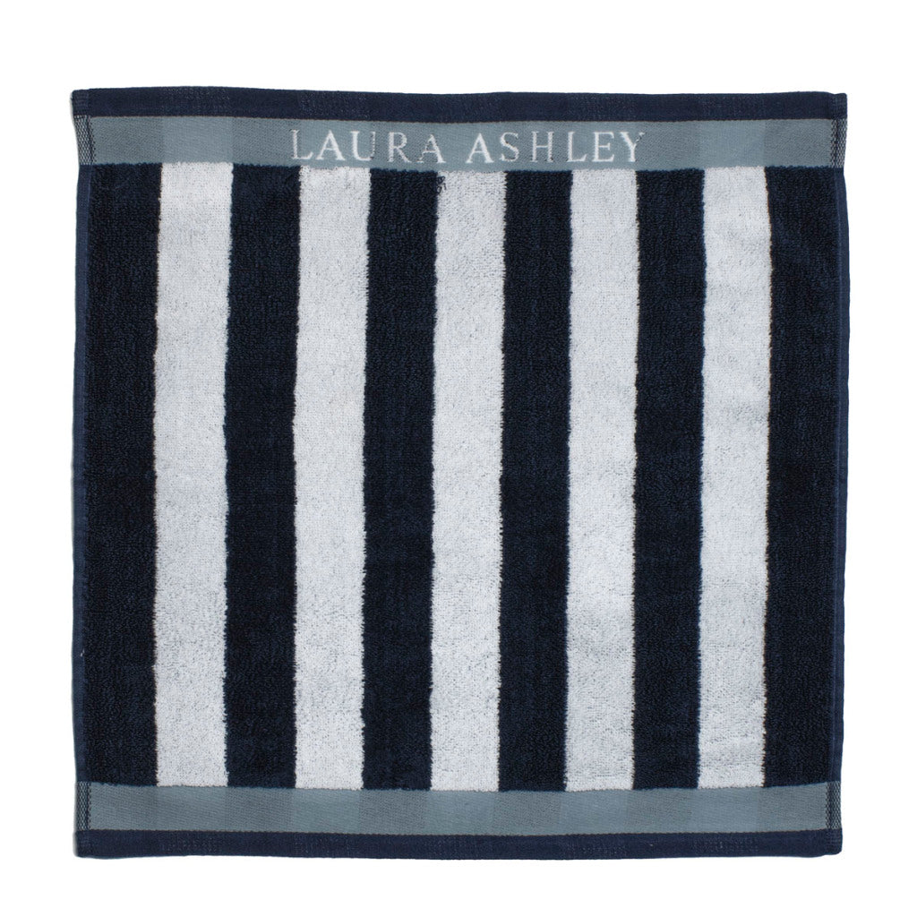 Laura Ashley Laura Ashley Toalla de cocina Midnight Stripe 50x50 cm azul oscuro