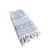 Laura Ashley Laura Ashley Hamam TAPLE Elveden Midnight 90x180 CM Blue White