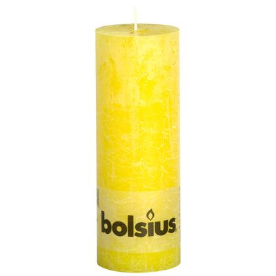 Bolsius Bolsius Candela stub 19x6,8 cm giallo