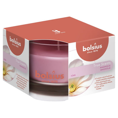 Bolsius Bolsius verdadero Scents Magnolia Vela perfumada en vidrio 6.3x9 cm 40 horas de ardor