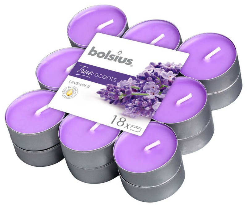Bolsius Geurtheighticht verdaderos aromas lavendel 18 piezas