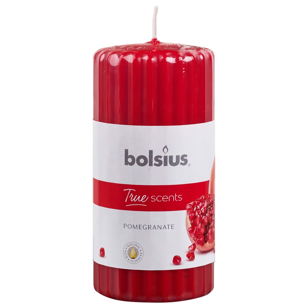 Bolsius Bolsius Candas perfumadas Canted 6 PCS 120x58 mm de granada