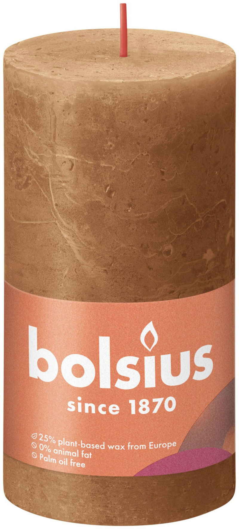 Bolsius Stub candle Rustic Spicy Brown 130x68 mm