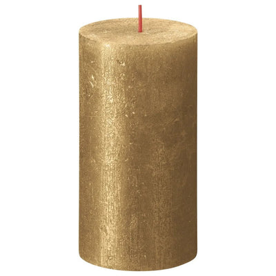 Bolsius Bolsius Stub Candle Shimmer 13x6.8 cm de oro