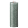 Bolsius Bolsius Stollen Shimmer 4 St Rustiek 190x68 mm Ossido blu