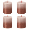 Bolsius Bolsius Stollen Sunset 4 St Rustiek 80x68 Mm Mistro -Pink and Amber