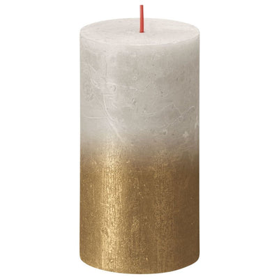 Bolsius Bolsius Stub Candle Sunset 13x6.8 cm de oro gris