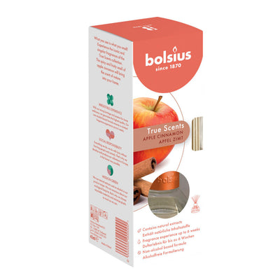 Bolsius bolsius geurverspreider appel kaneel 45 ml true scents