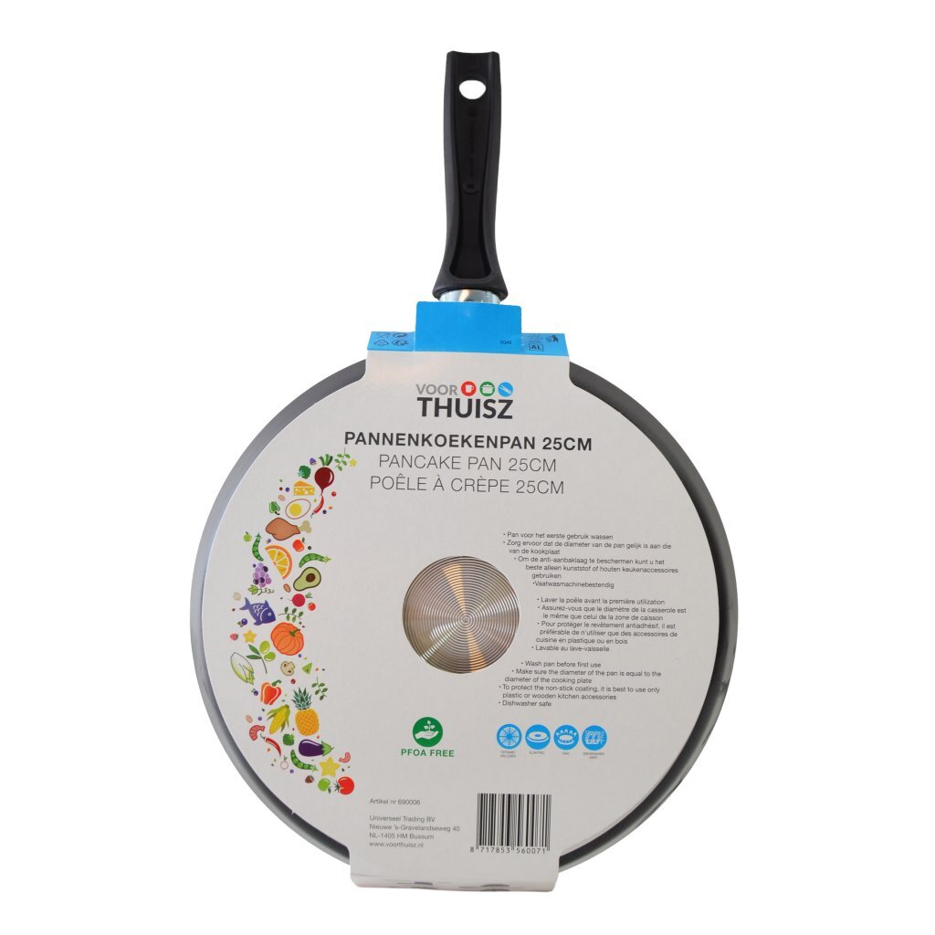 Para Thuisz para Thuisz Lugano Pancake Pan 25 cm