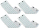Leifheit clean twist m combi clean m panno di ricambio per tergipavimento con pulsanti micro duo33 cm set da 4