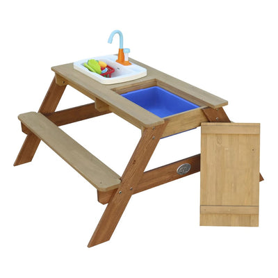 Axi Axi Sands Waterpicknickt Tavolo Emily con gioco da gioco marrone