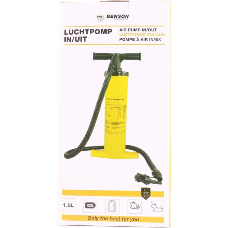 Bomba de aire Benson 1,5l amarillo negro