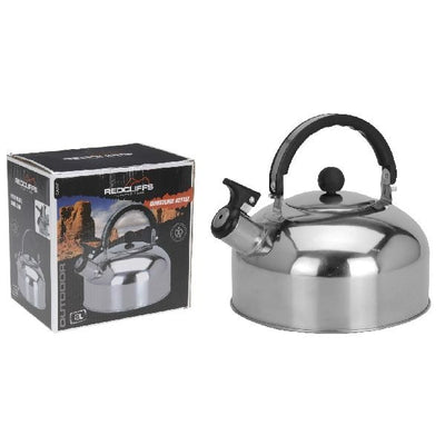 Bollitore a fischio Basic Redcliffs 2l in acciaio inossidabile