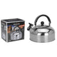 Basic redcliffs whistling kettle 2l stainless steel